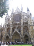 Westminster Abbey--this place was waaaaaay more impressive inside, but you can't take pictures inside.  So you'll just have to trust me!