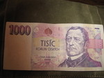 A THOUSAND DOLLAR BILL!  I'm rich! Rich!  Ok, ok, that is worth like $4 and change in the U.S.