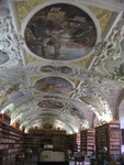 This is the ceiling of a monastic library.