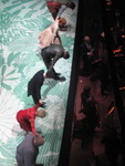 The opera actors (operators?? hahahahaha) taking a bow.